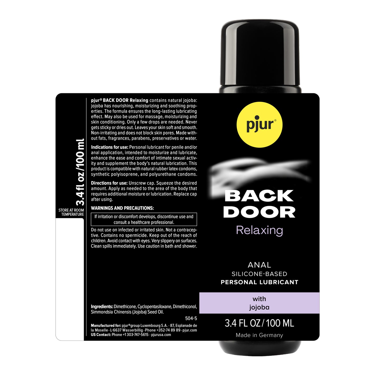 Pjur Backdoor - Anal Glide- 8.5 Fl Oz/250ml