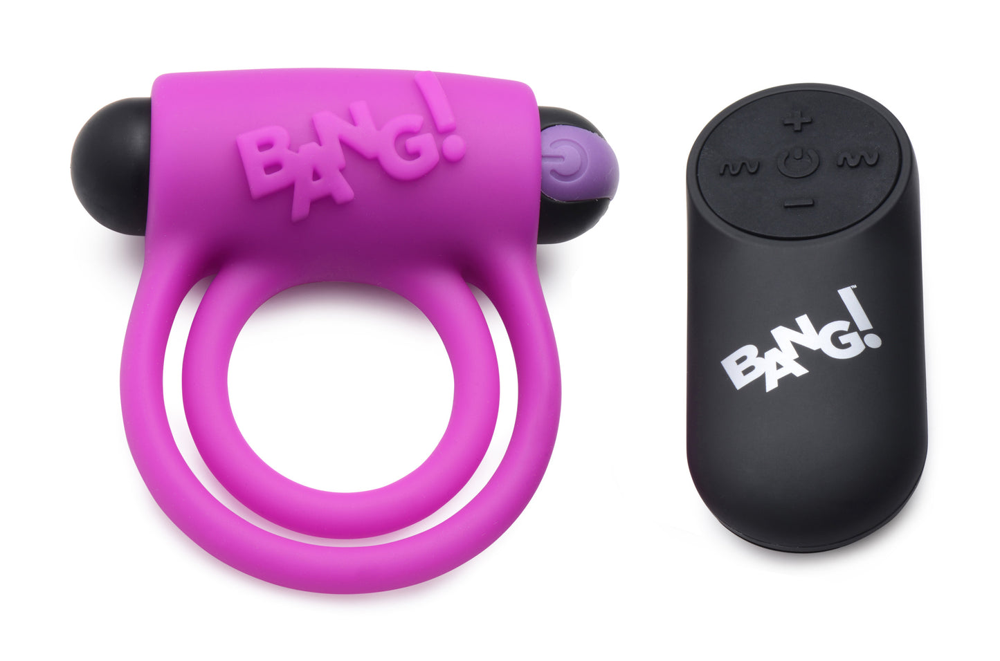 Silicone Cock Ring and Bullet With Remote Control
