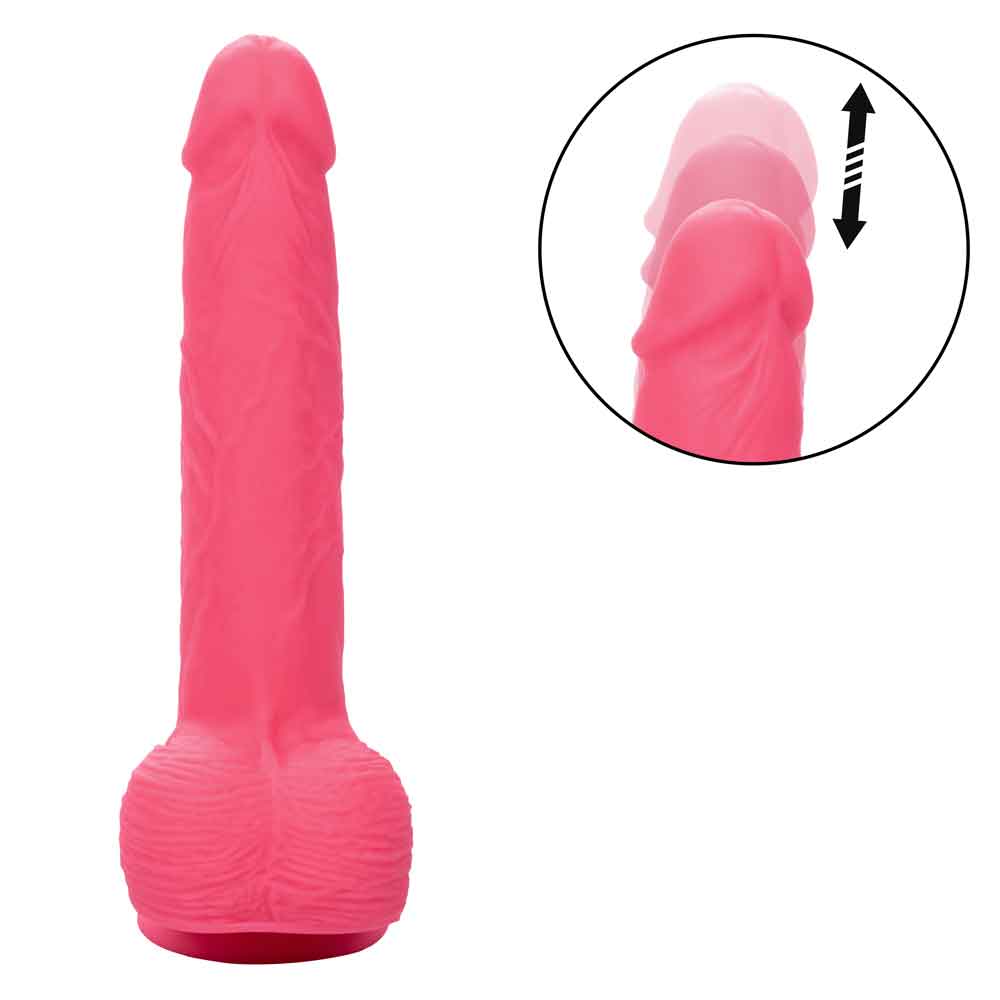 Rechargeable Rumbling and Thrusting Silicone Studs