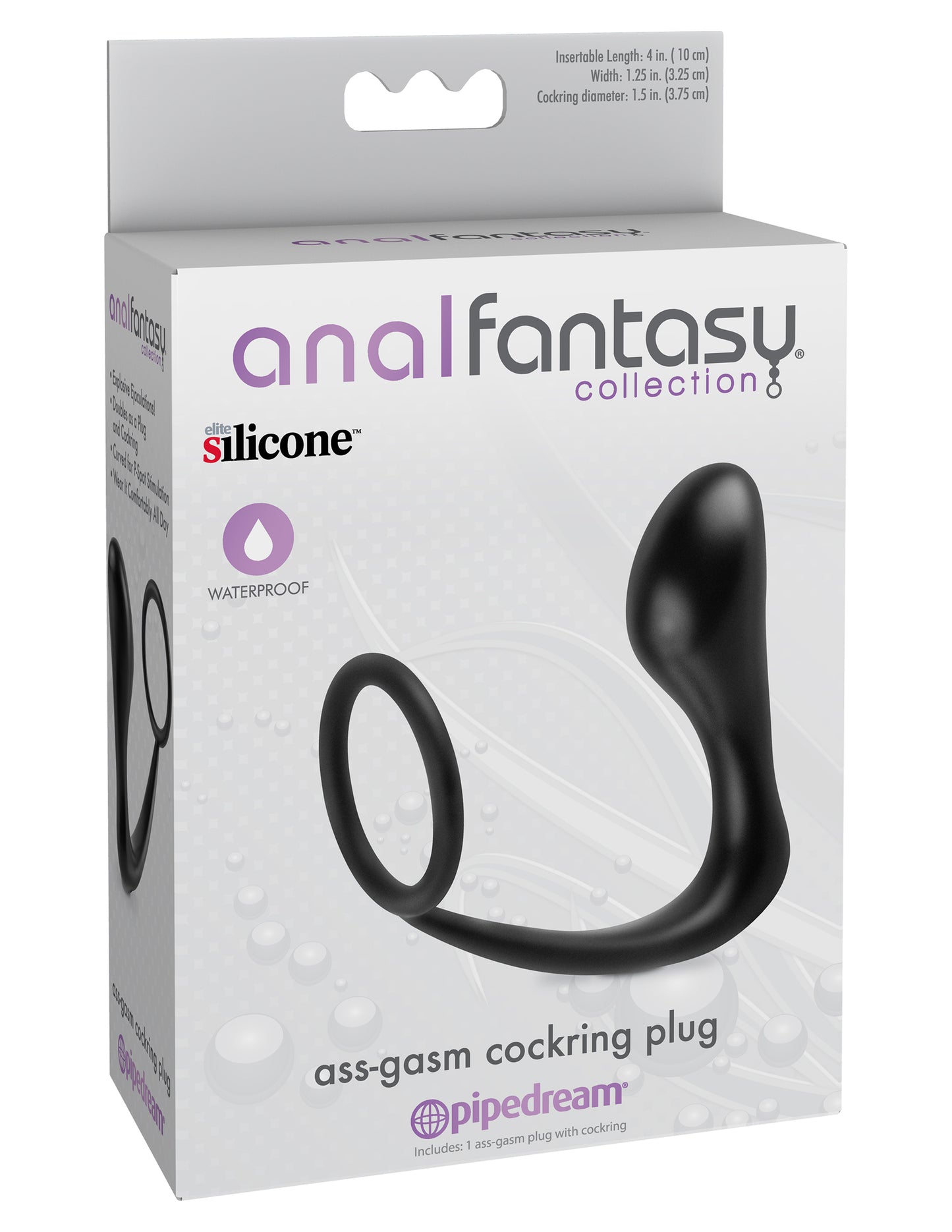 Anal Fantasy Collection Ass Gasm Cockring Plug